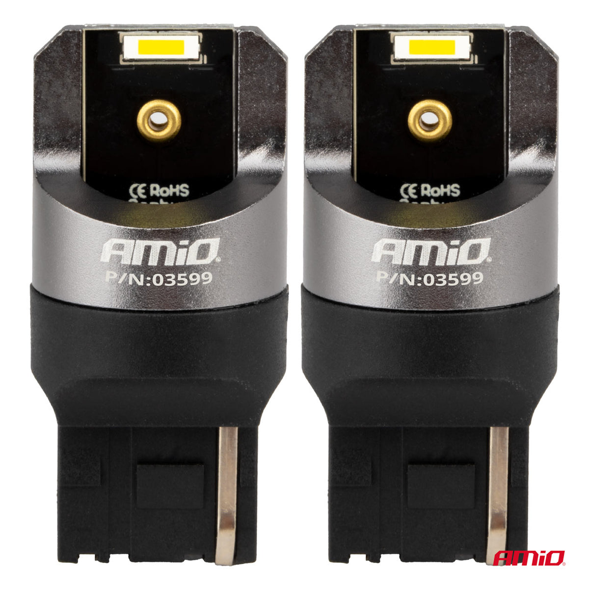 LED-polttimo CANBUS PRO 7440 W21W 2x1860SMD valkoinen 12/24V FULL CANBUS