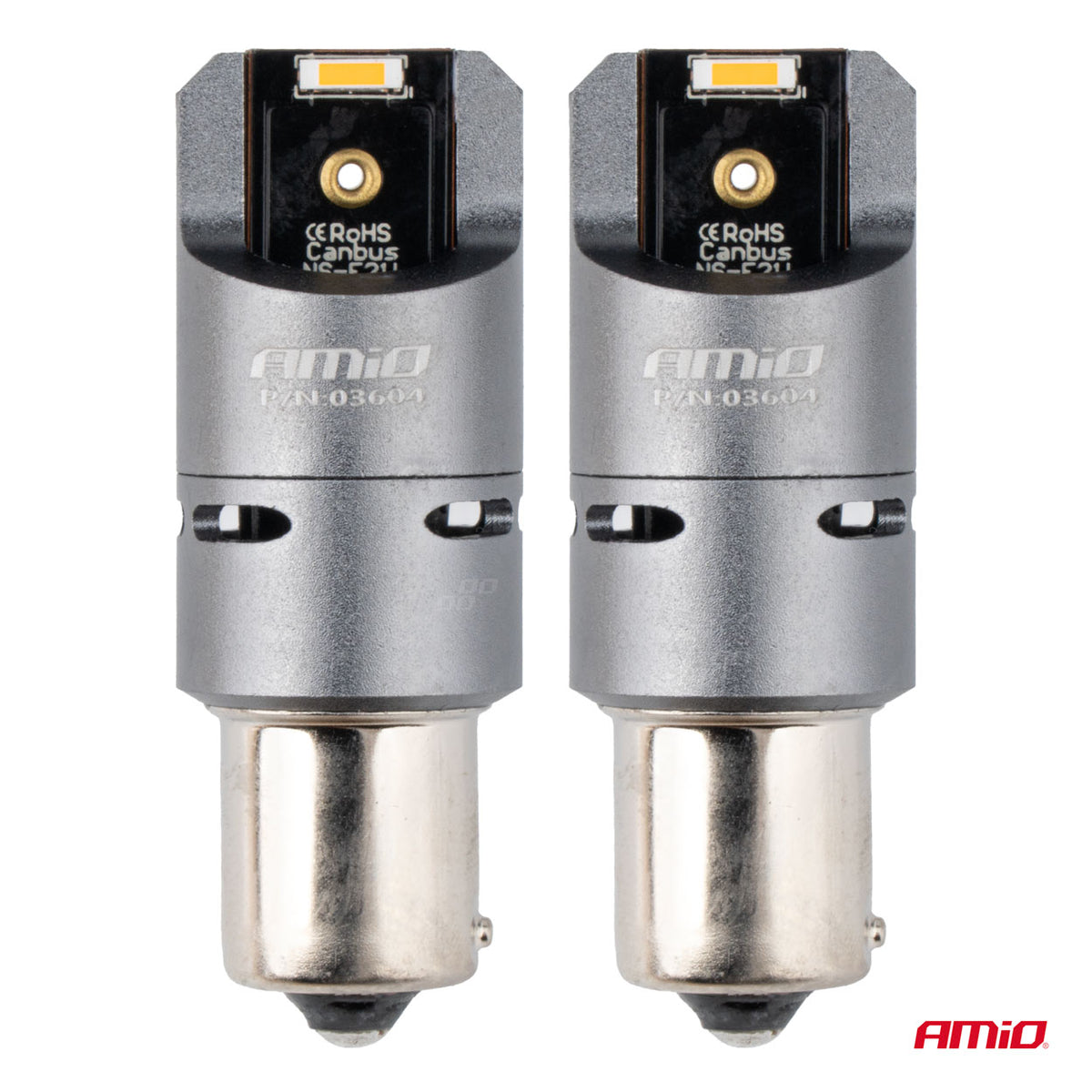 LED-polttimo FULL CANBUS PY21W 2x1860 SMD oranssi 12V/24V