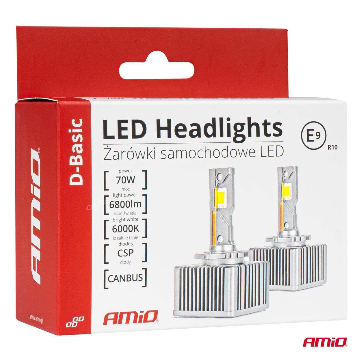 LED-ajovalot D4S/D4R D-Basic -sarja AMiO-03629