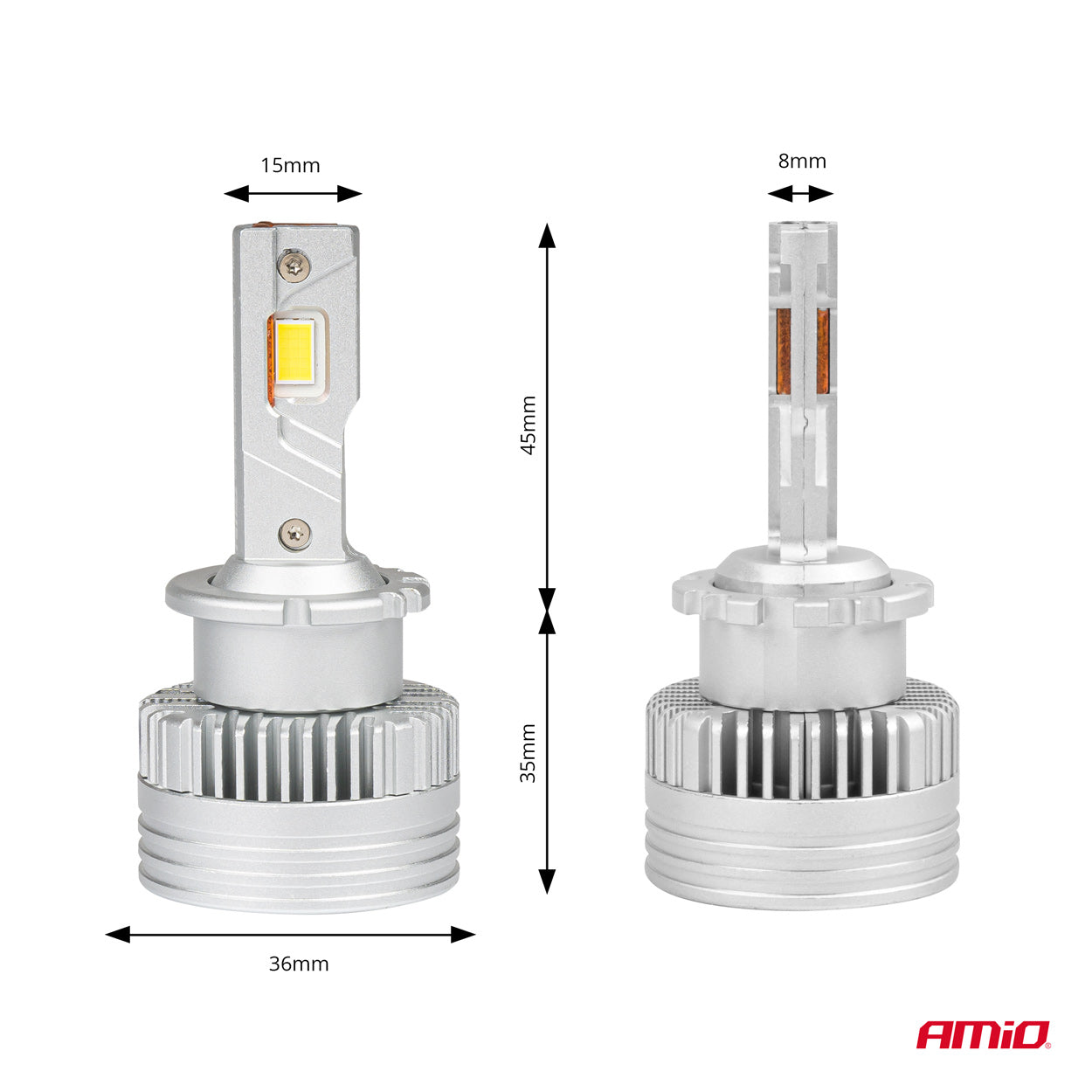 LED-ajovalot D4S/D4R D-Basic -sarja AMiO-03629