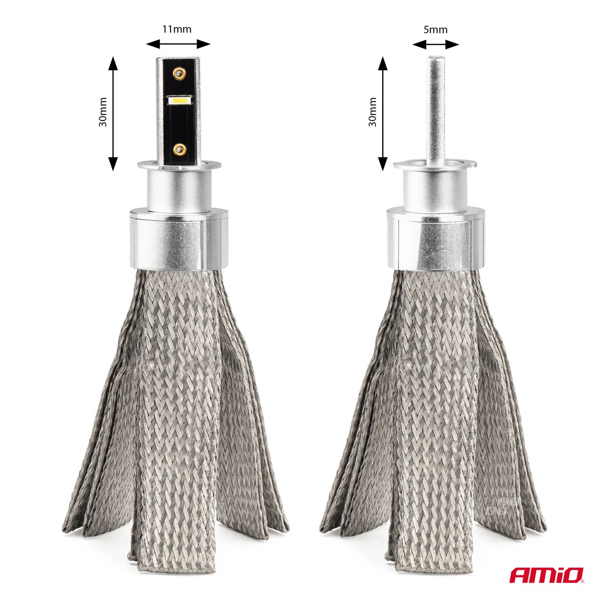 LED-ajovalot LED AMiO FLEX+ H3 canbus 6000K 12V 24V AMIO-03656