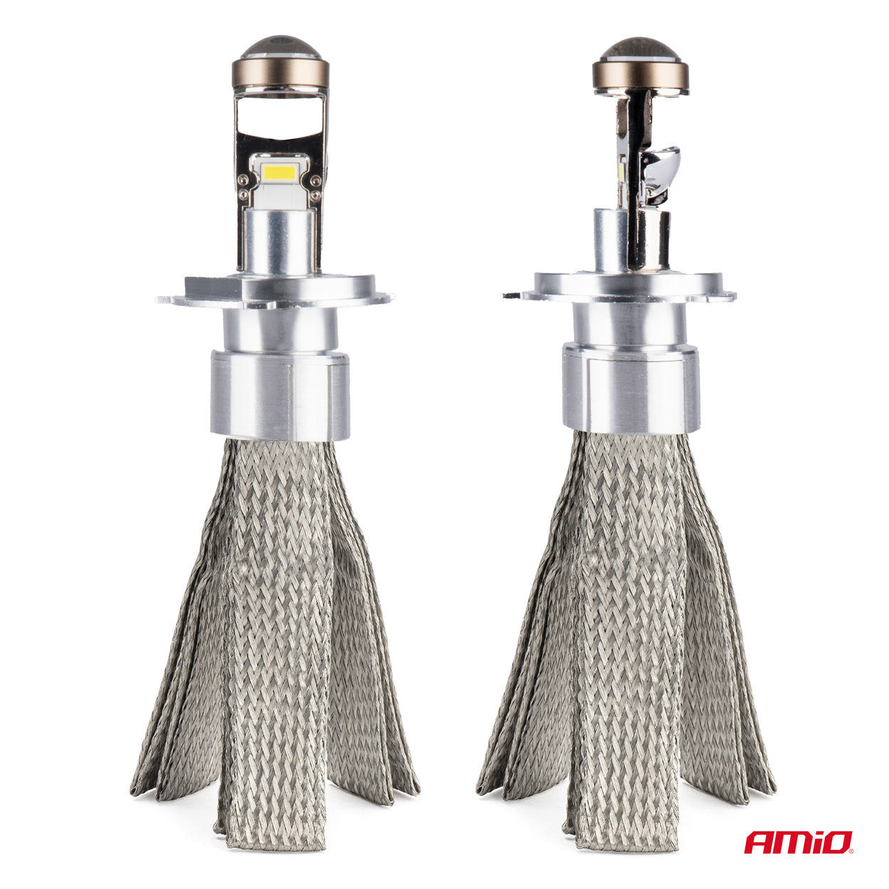 LED-autolamppu FLEX+ -sarja H4 linssi 12V 24V 6000K Canbus AMIO-03658