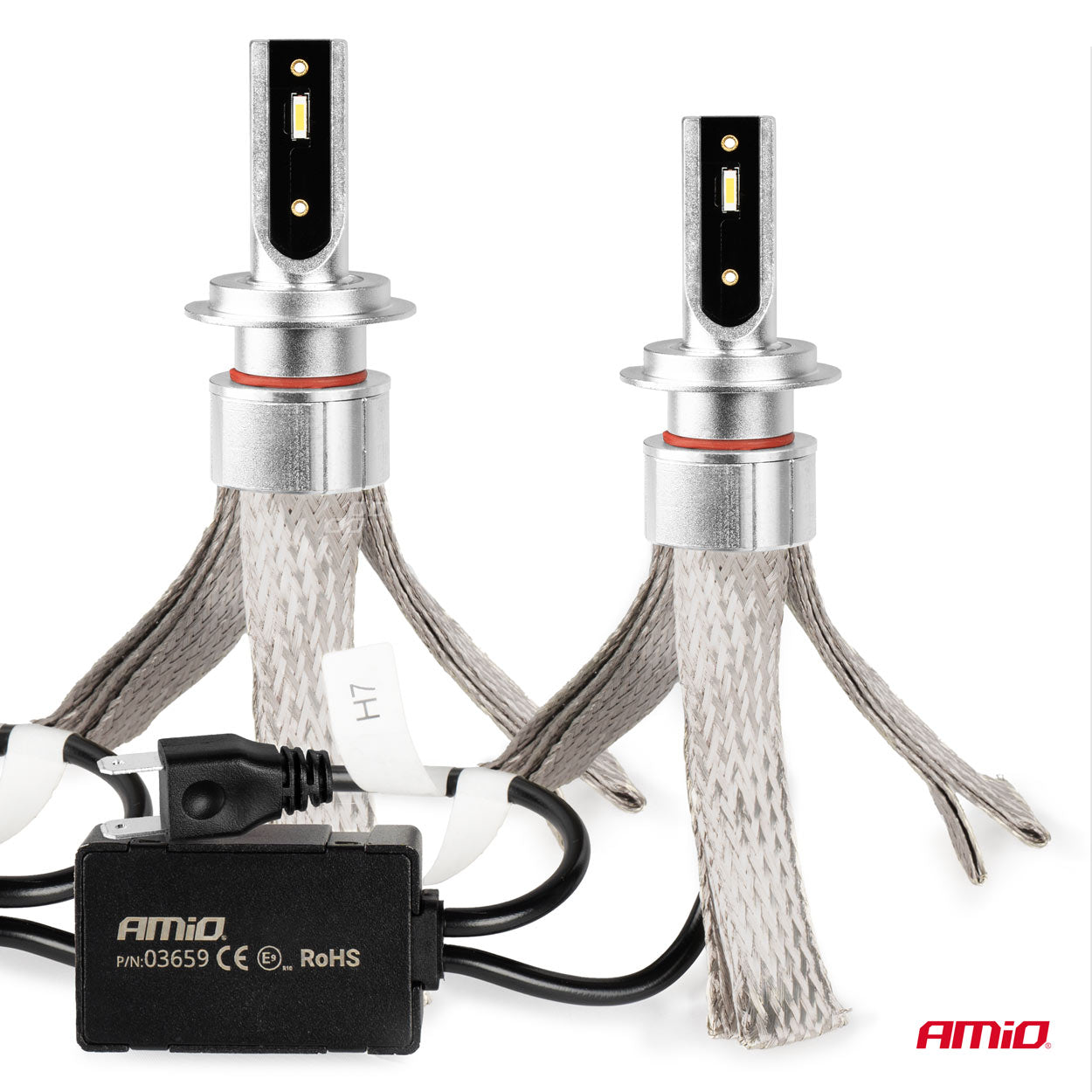 LED-ajovalot LED AMiO FLEX+ H7 canbus 6000K 12V 24V AMIO-03659