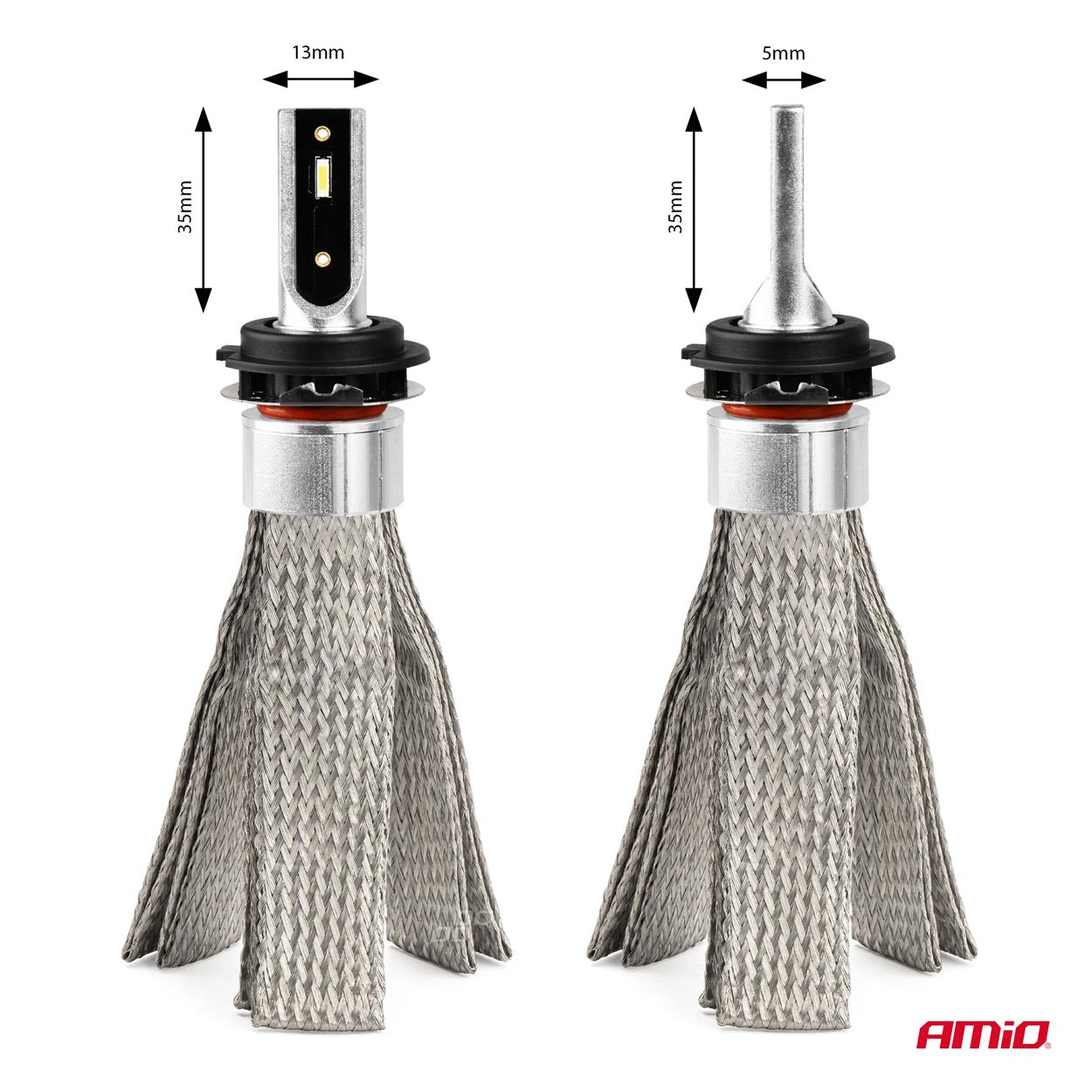LED-ajovalot LED AMiO FLEX+ H7-6 canbus 6000K 12V 24V AMIO-03662