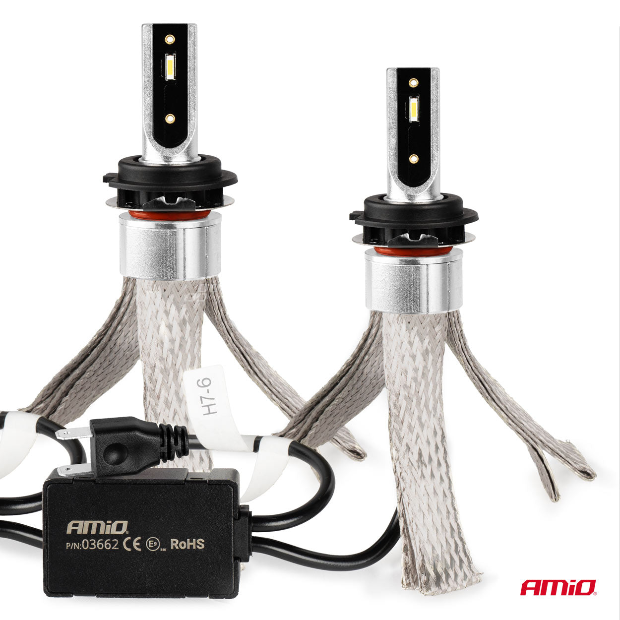 LED-ajovalot LED AMiO FLEX+ H7-6 canbus 6000K 12V 24V AMIO-03662