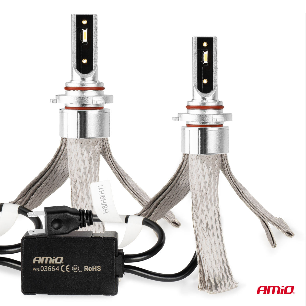 LED-ajovalot LED AMiO FLEX+ HB3 9005/HIR1 9011/H10 canbus 6000K 12V 24V AMIO-03664