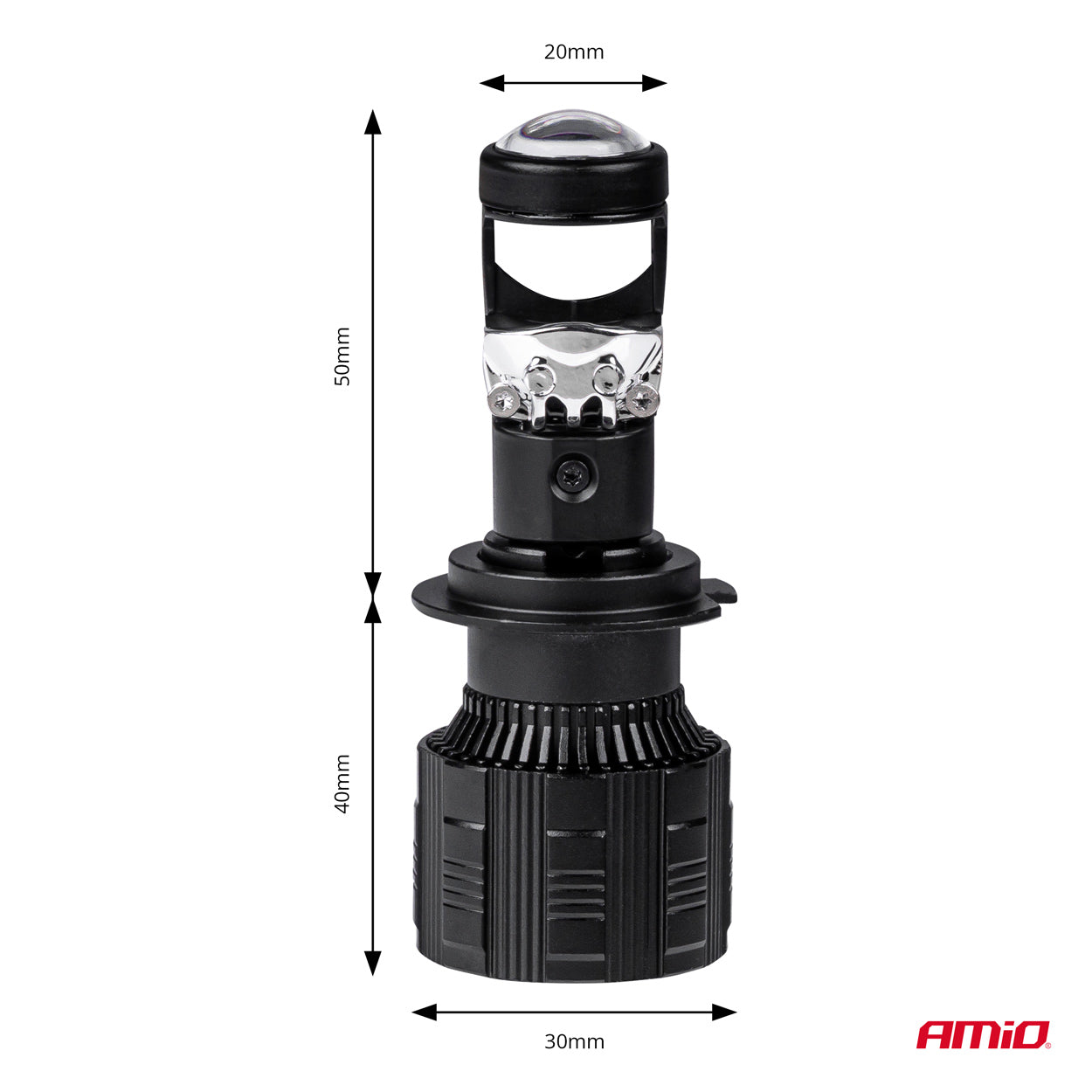 LED-ajovalot H7 PL Lens -sarja AMIO-03668