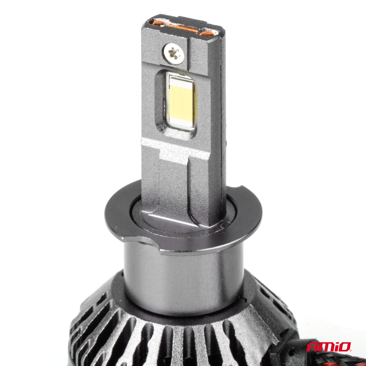 LED-ajovalot LED AMiO LED HP Full Canbus H3 12V 24v 6500k AMIO-03672