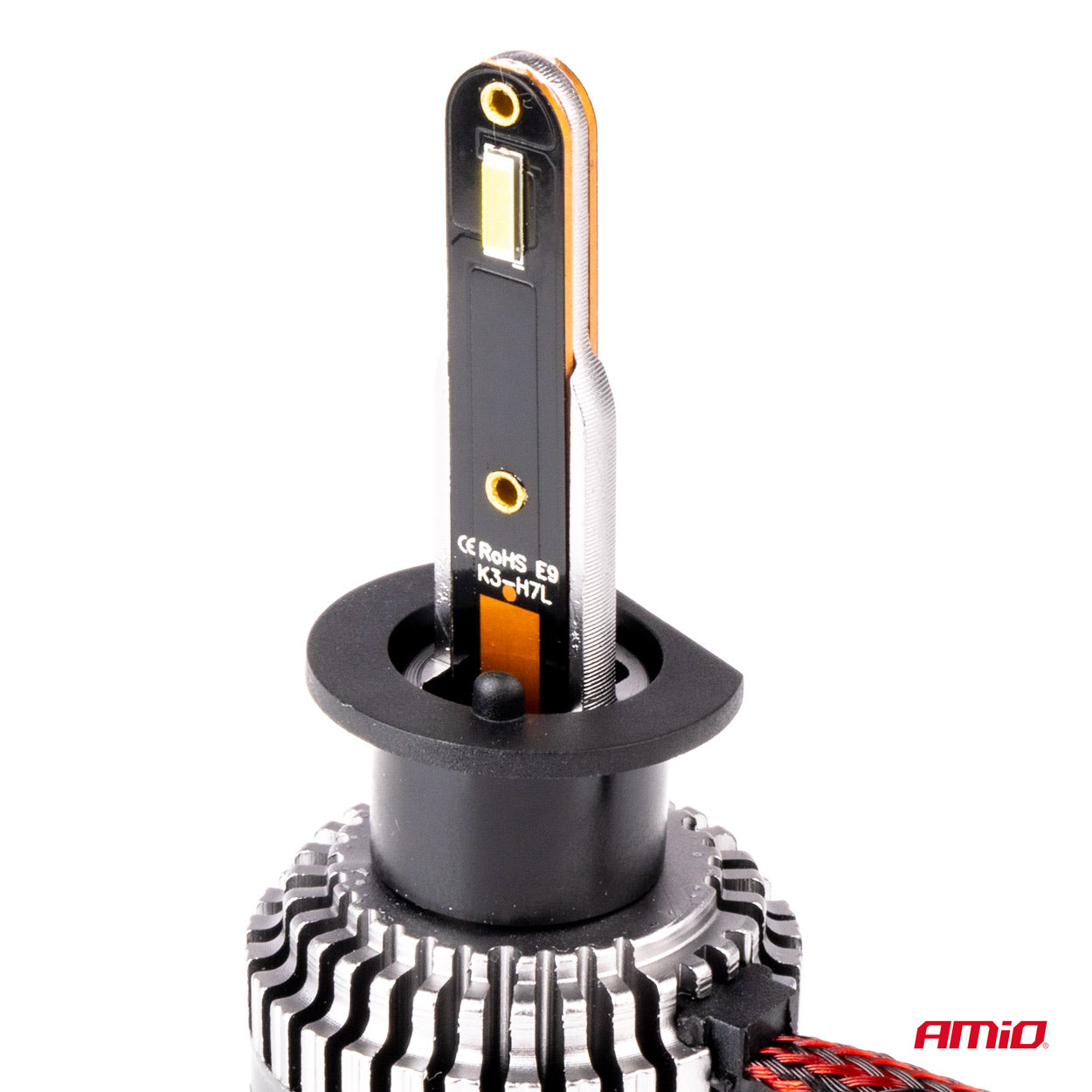 LED-ajovalot LED AMiO Sarja K3 H1 12V 6000K canbus AMIO-03680