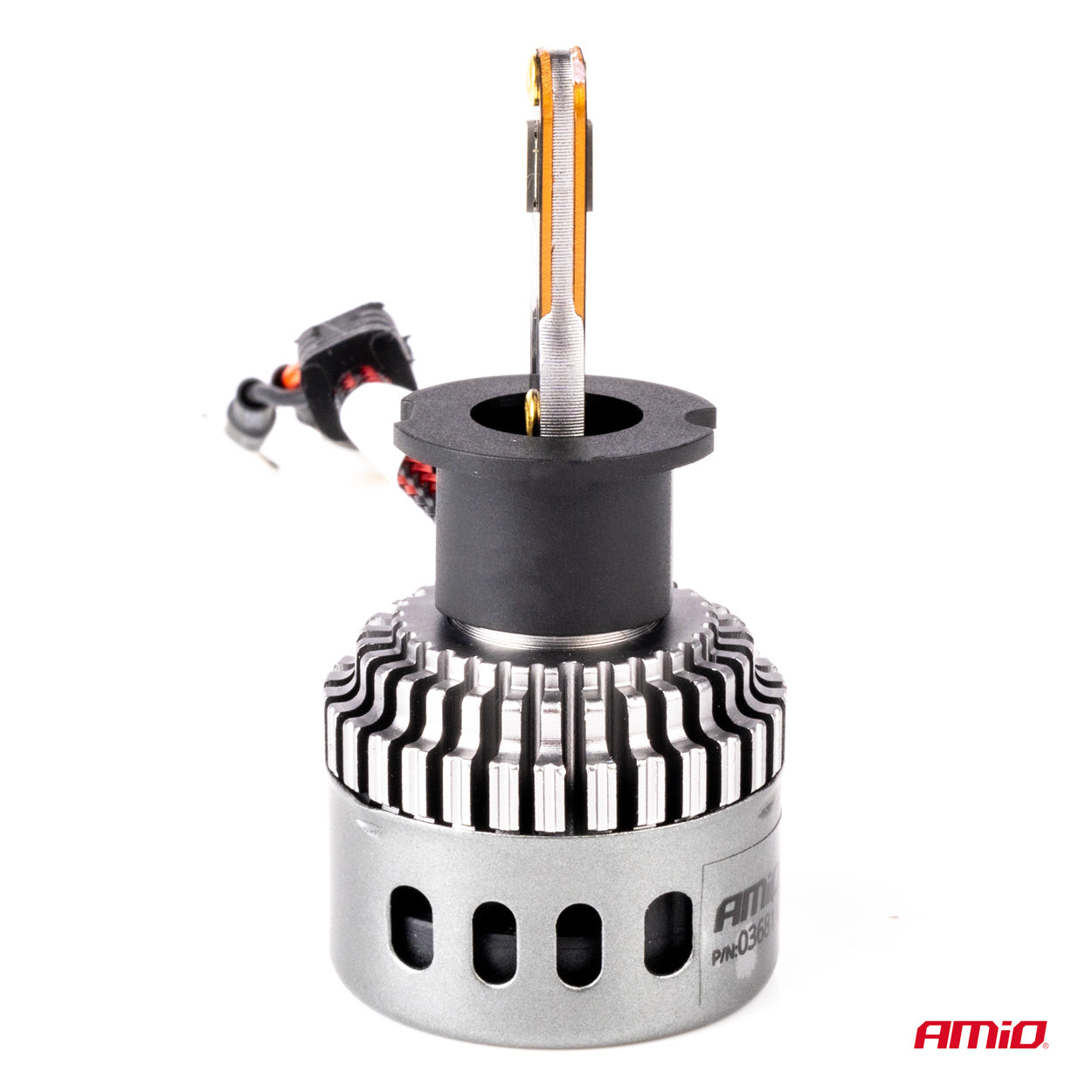 LED-ajovalot LED AMiO Sarja K3 H3 12V 6000K canbus AMIO-03681