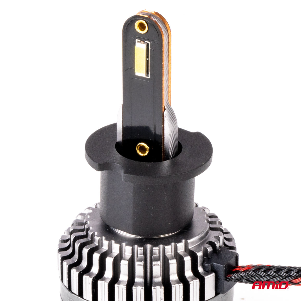 LED-ajovalot LED AMiO Sarja K3 H3 12V 6000K canbus AMIO-03681