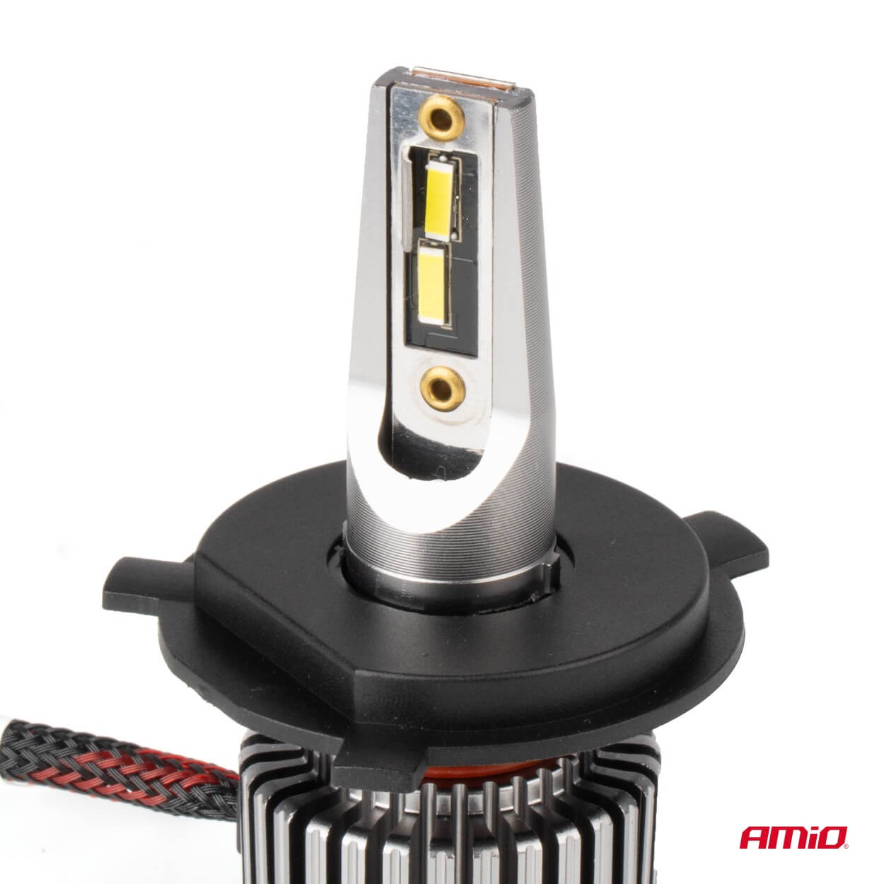LED-ajovalot LED AMiO Sarja K3 H4/H19 12V 6000K canbus AMIO-03682