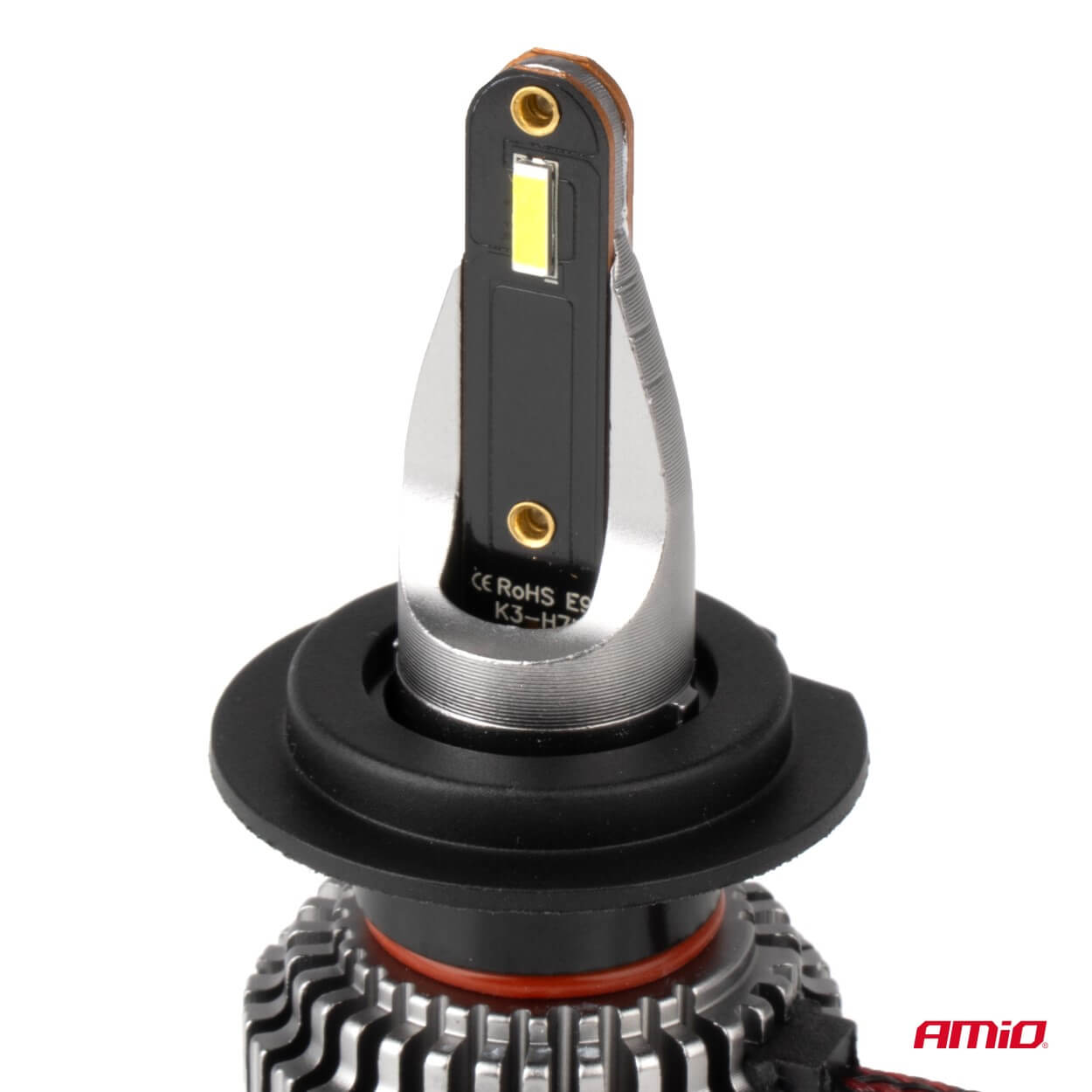LED-ajovalot LED AMiO Sarja K3 H7 12V 6000K canbus AMIO-03683
