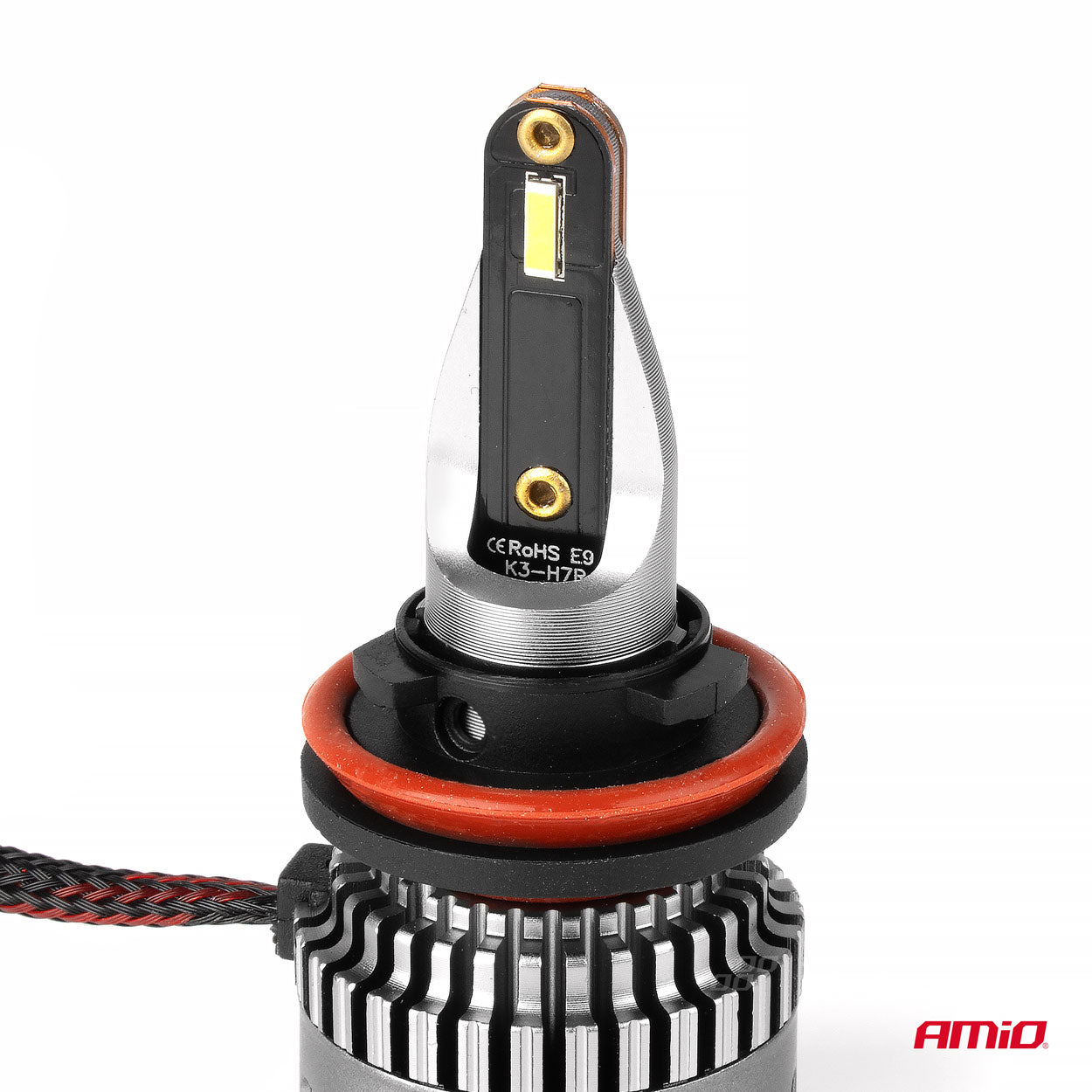 LED-autopolttimot Sarja K3 H8 H9 H11 H16 12V 6000K canbus AMIO-03686