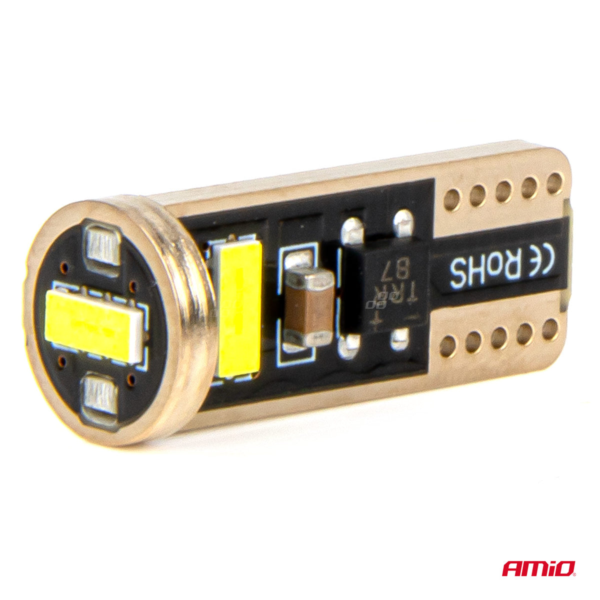 LED-polttimo T10e W5W 3x2055 SMD valkoinen 12V/24V CANBUS