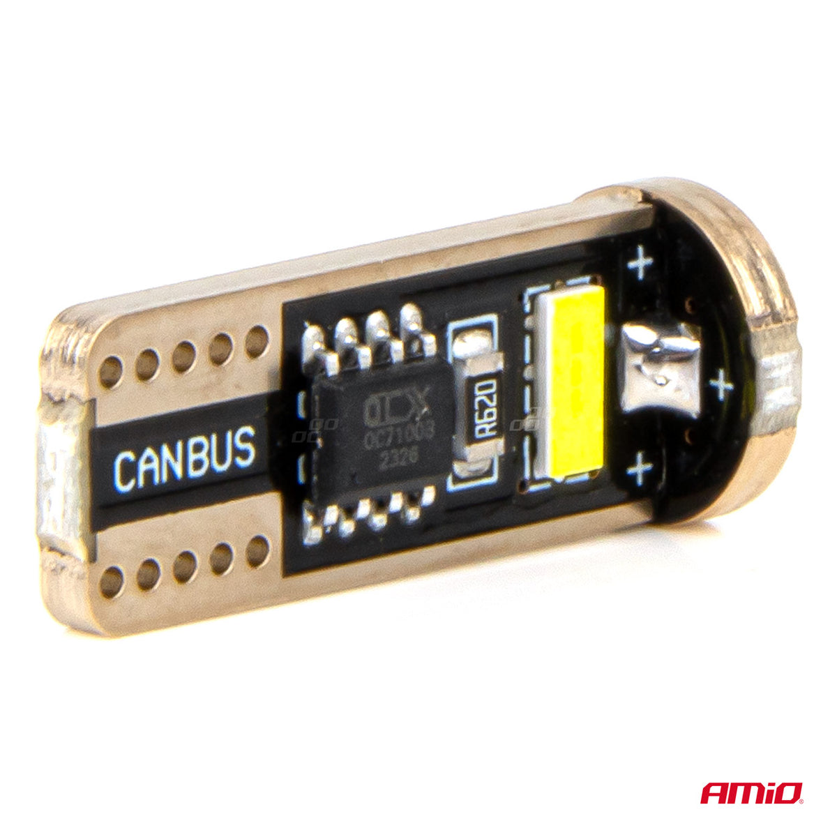 LED-polttimo T10e W5W 3x2055 SMD valkoinen 12V/24V CANBUS