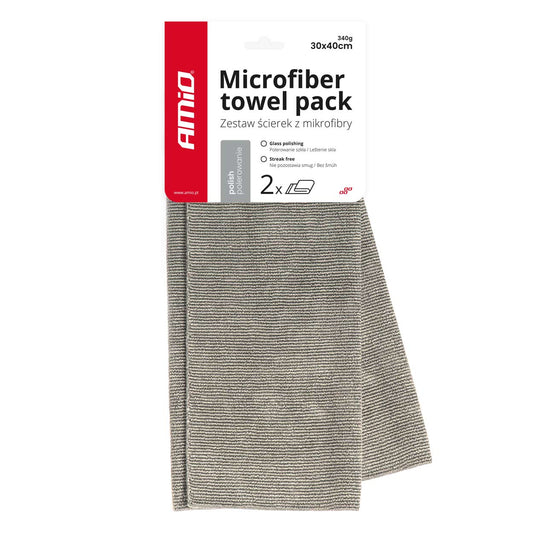 Mikrokuituliina 30x40cm 340g AMIO-03742