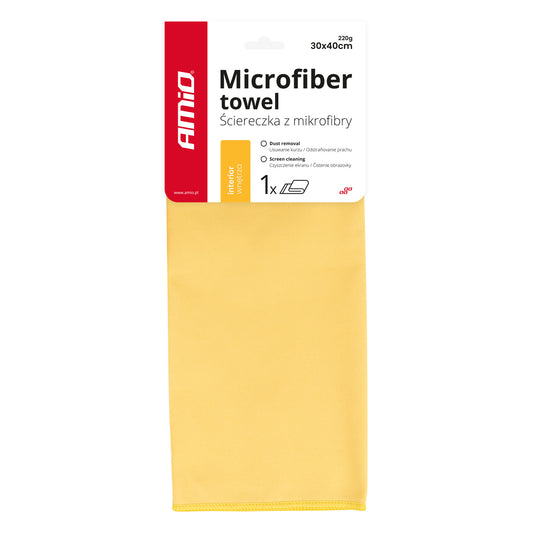 Mikrokuituliina 30x40cm 220g AMIO-03744