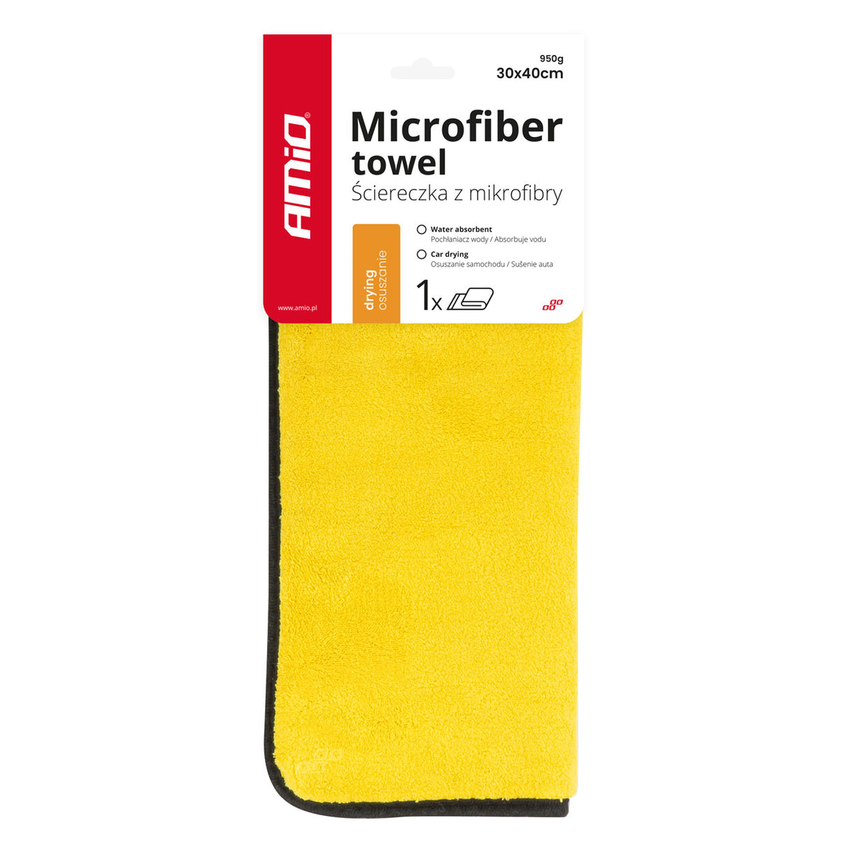 Mikrokuituliina 30x40cm 950g AMIO-03754