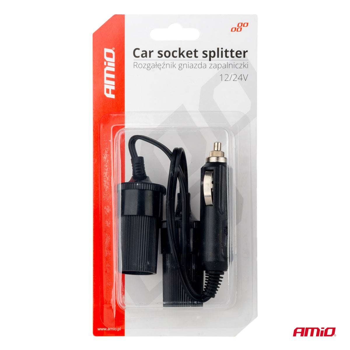12V/24V tupakansytyttimen virtajakaja