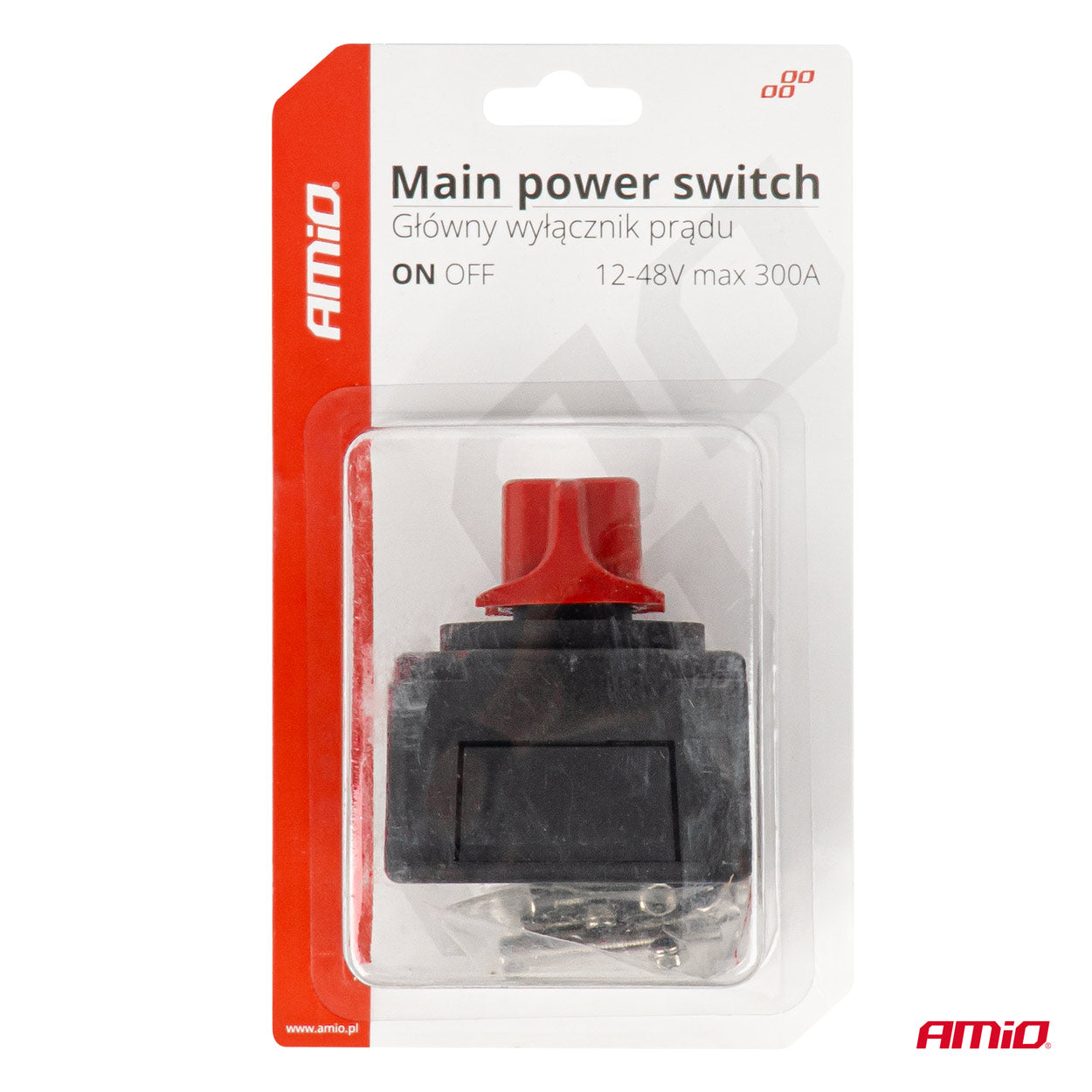 Päävirtakytkin 12-48V max.300A AMIO-03838