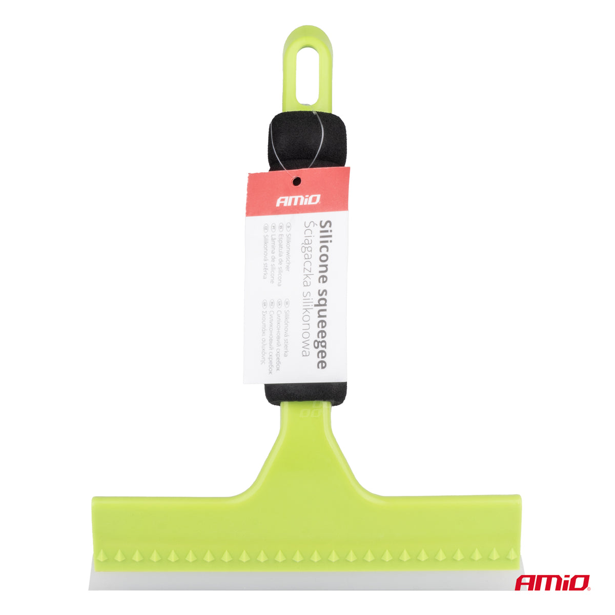 Silikonilasta kahvalla 25 cm AMIO-03849