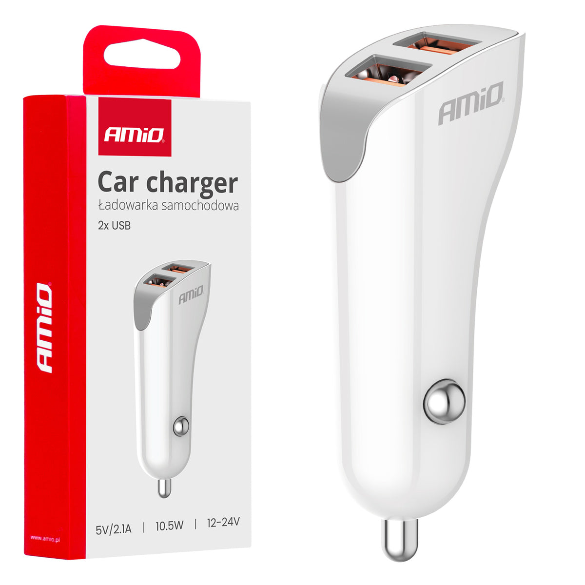 Autolaturi 2x USB-A 2.1A 12/24 V