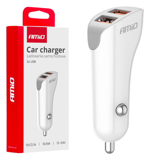 Autolaturi 2x USB-A 2.1A 12/24 V