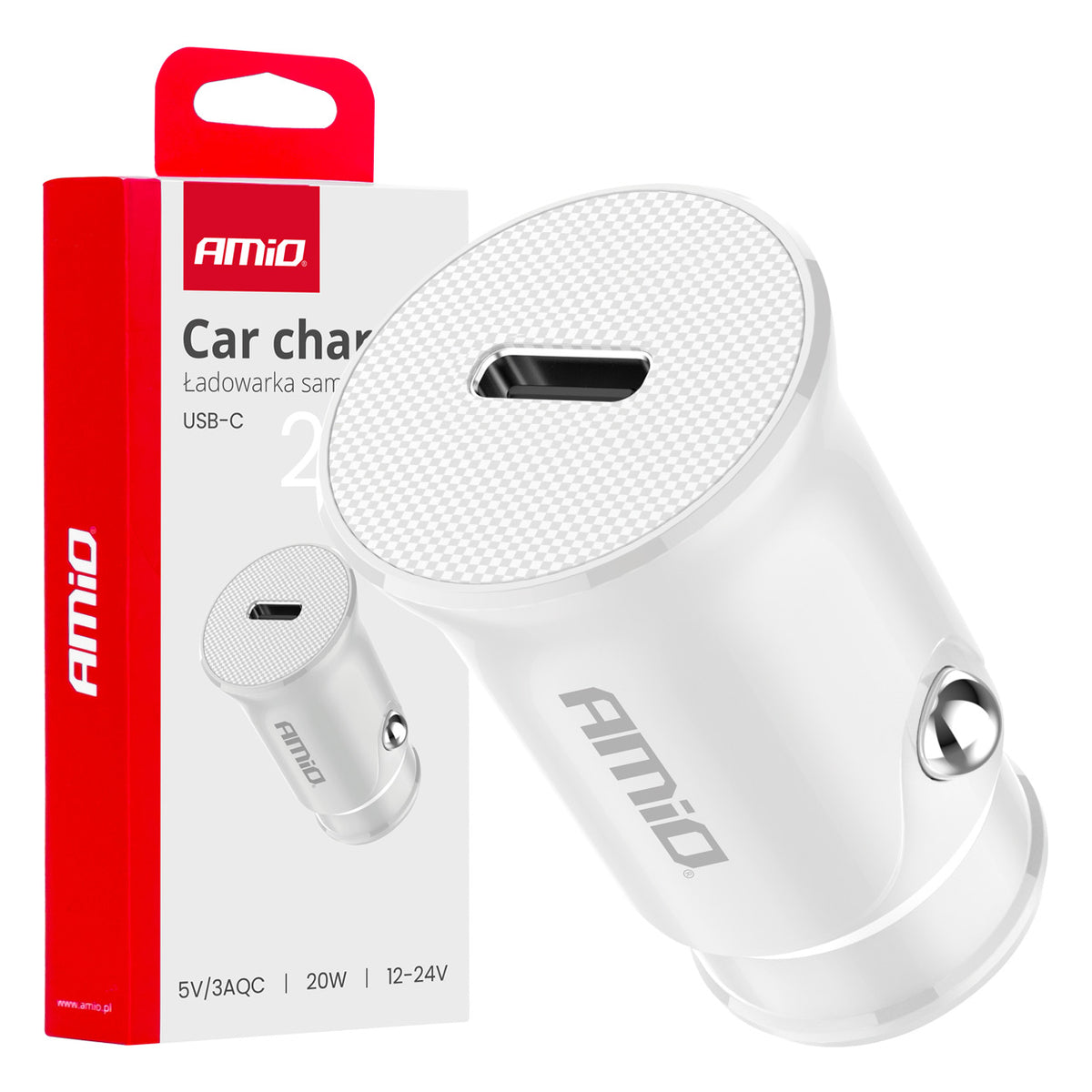 Autolaturi USB-C 20 W 12/24 V