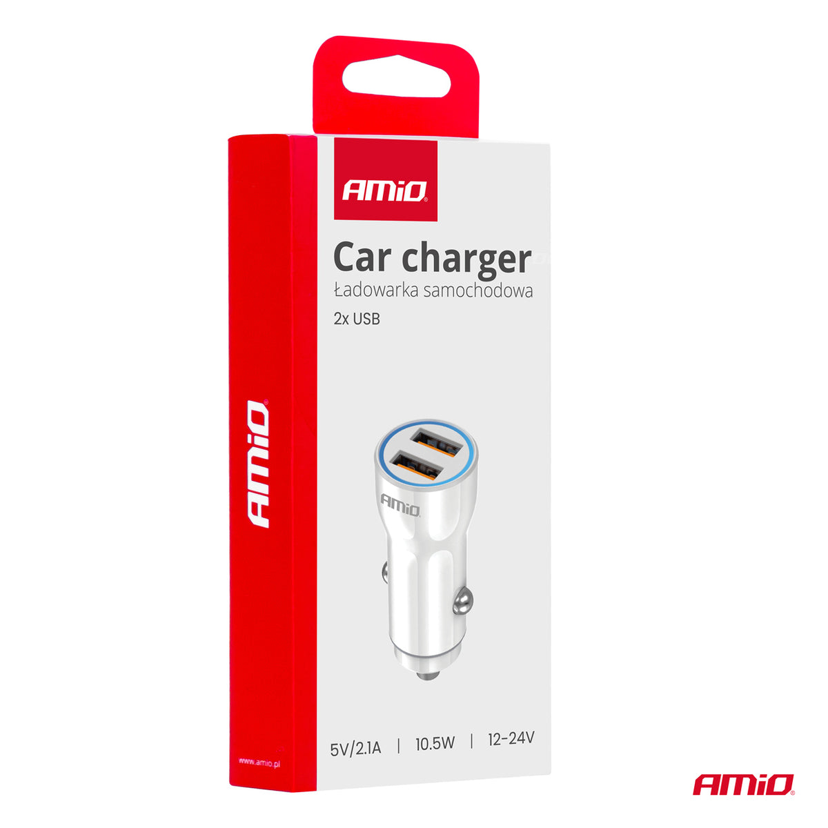 Autolaturi 2xUSB-A 12/24 V