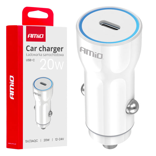Autolaturi USB-C 20 W 12/24 V