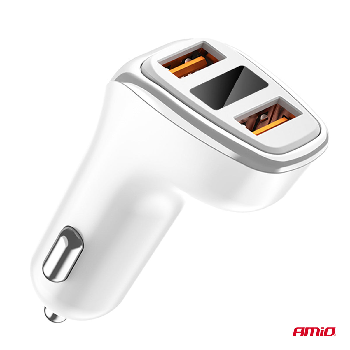 Autolaturi 2x USB-A + akun testaus 3.1A 12/24 V