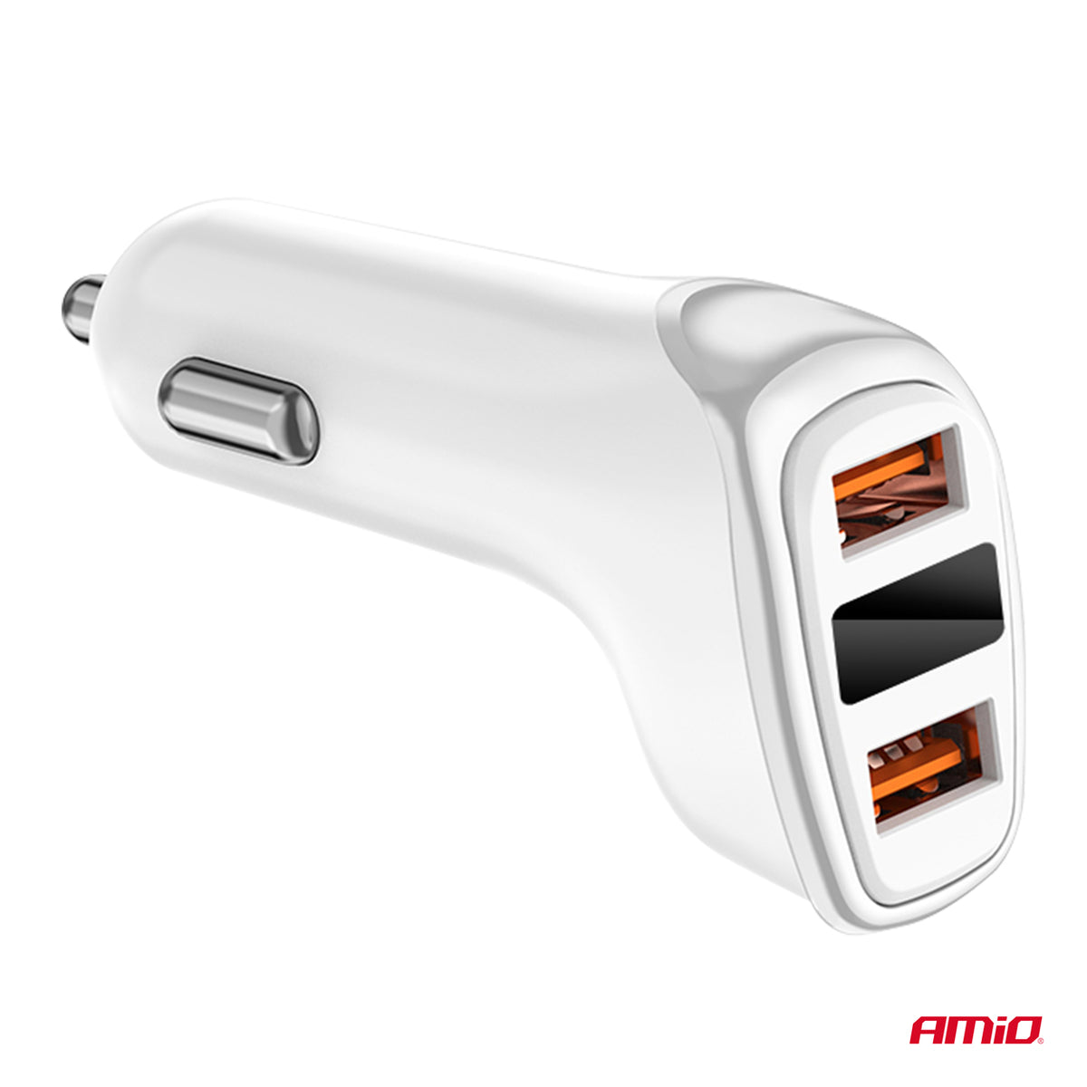 Autolaturi 2x USB-A + akun testaus 3.1A 12/24 V