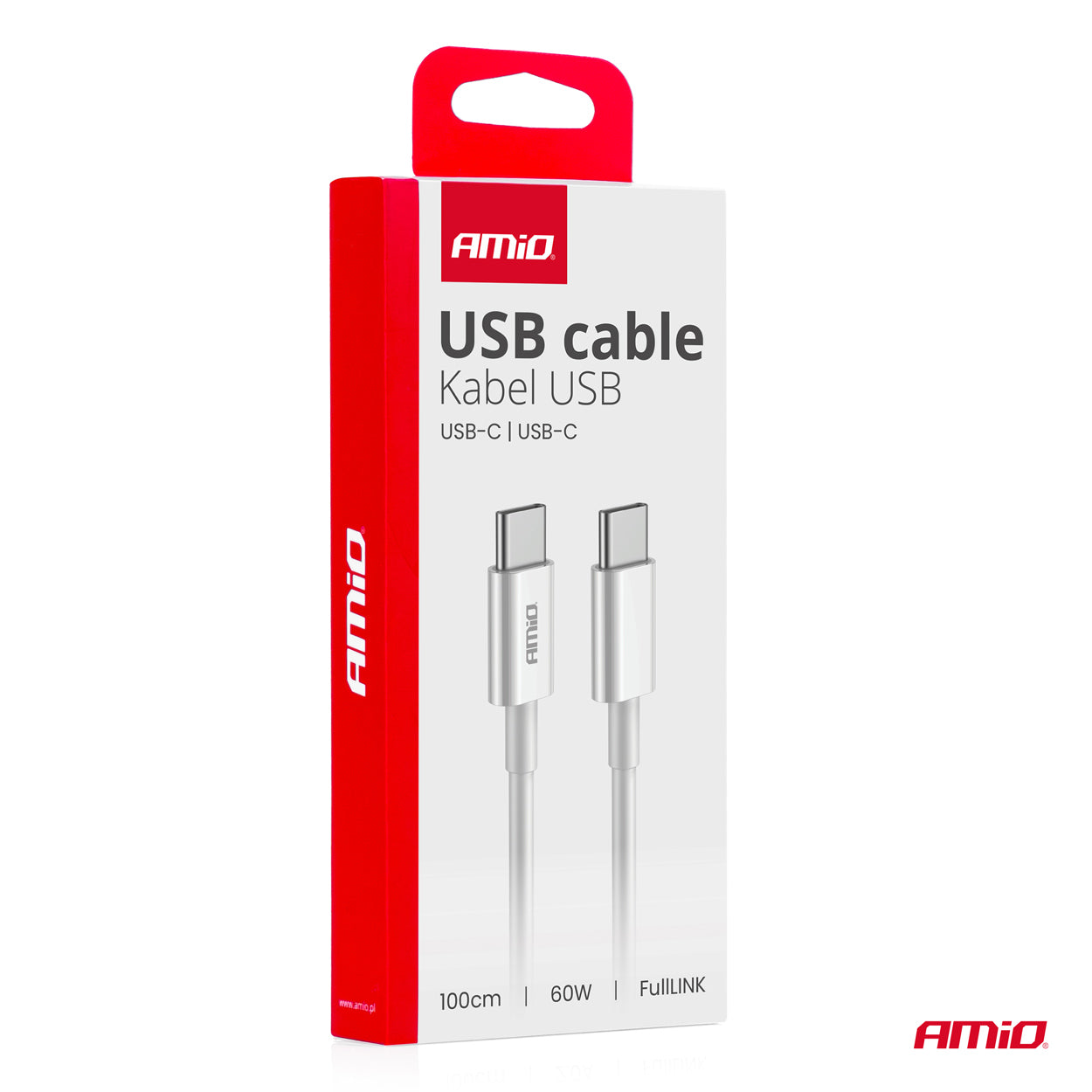 Cafule 'USB-C to USB-C Cable 60W 100cm FullLINK AMIO-03896