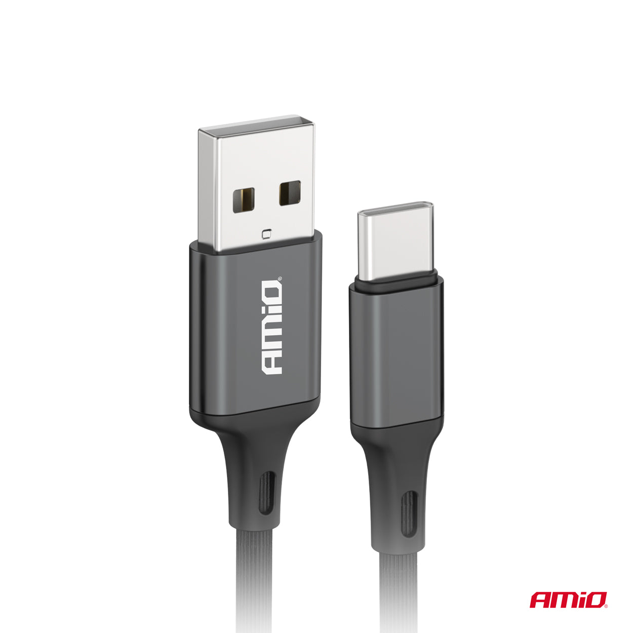 Cafule USB–USB-C -kaapeli 2A 100cm FullLINK AMIO-03899