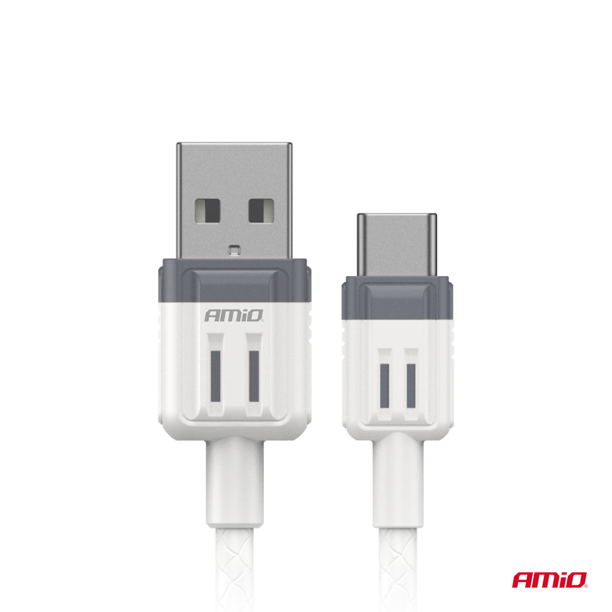 Cafule USB-A – USB-C -kaapeli 3A 100cm FullLINK AMIO-03905
