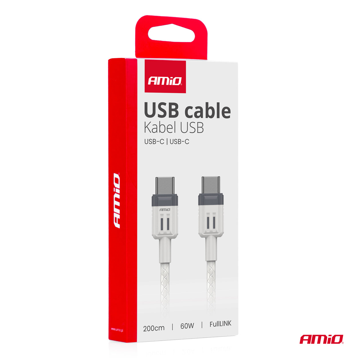 Cafule 'USB-C to USB-C Cable 60W 200cm FullLINK AMIO-03909