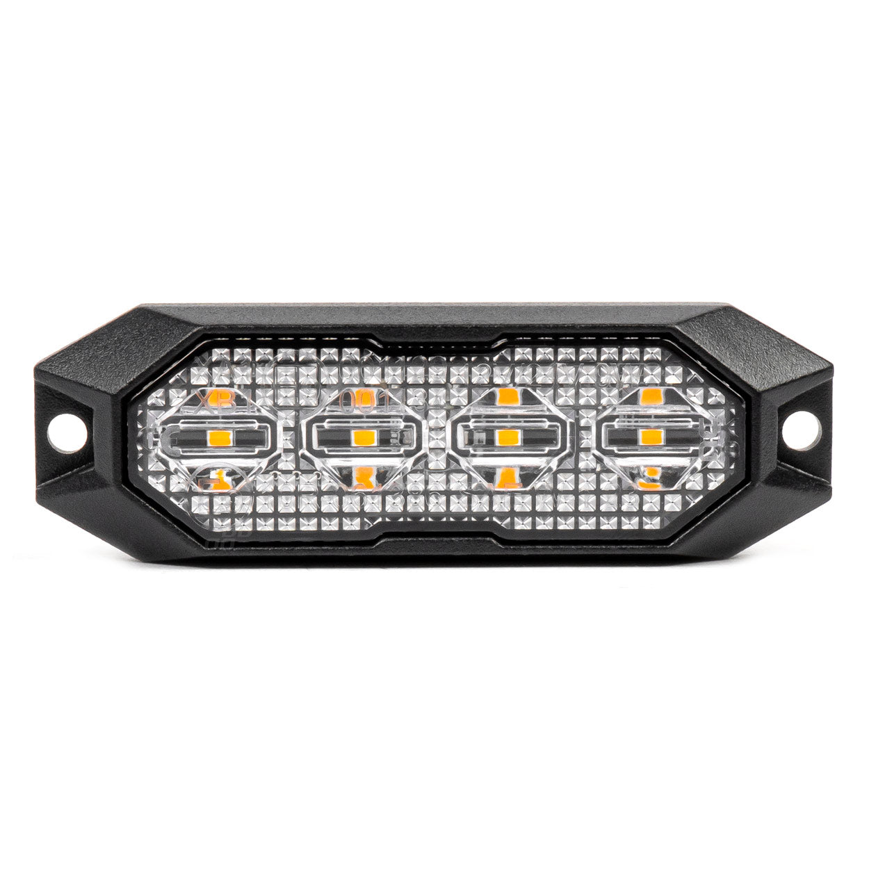 Matalaprofiilinen vilkkuvalo 3x3W LED R65 R10 12/24V IP67 AMIO-03929