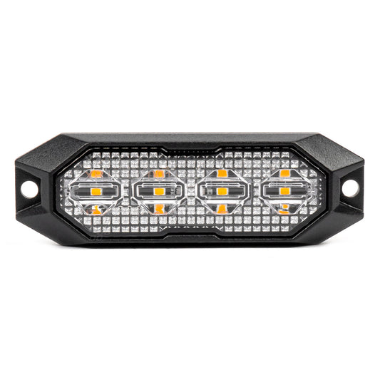Matalaprofiilinen vilkkuvalo 3x3W LED R65 R10 12/24V IP67 AMIO-03929