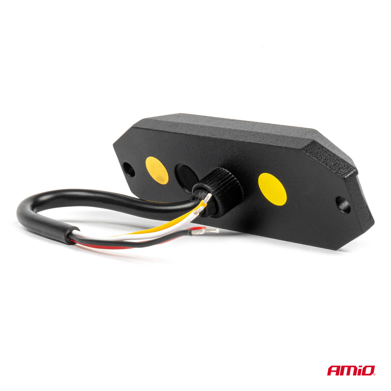 Matalaprofiilinen vilkkuvalo 3x3W LED R65 R10 12/24V IP67 AMIO-03929