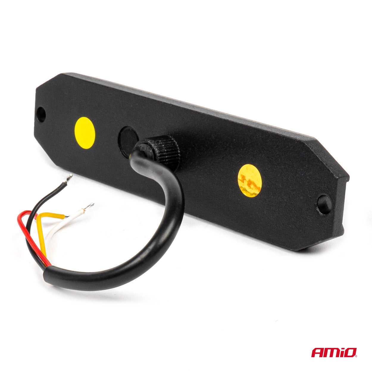 Matalaprofiilinen vilkkuvalo 6x3W LED R65 R10 12/24V IP6K9K AMIO-03930