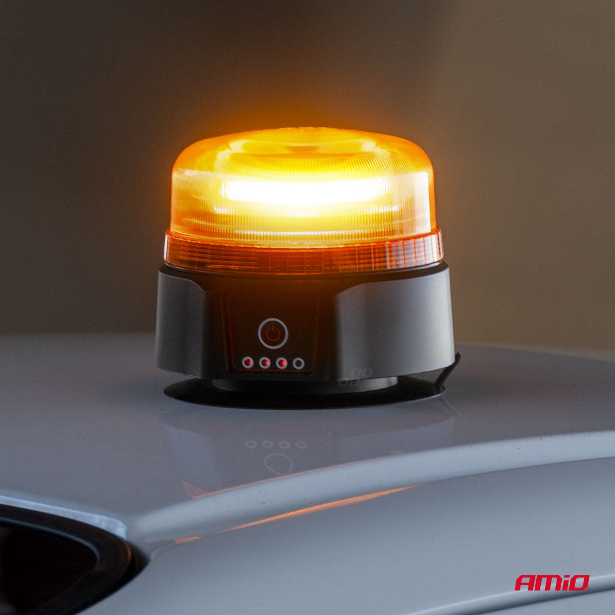 Langaton LED-varoitusvalo kaukosäätimellä R65 R10 12/24V AMIO-03932