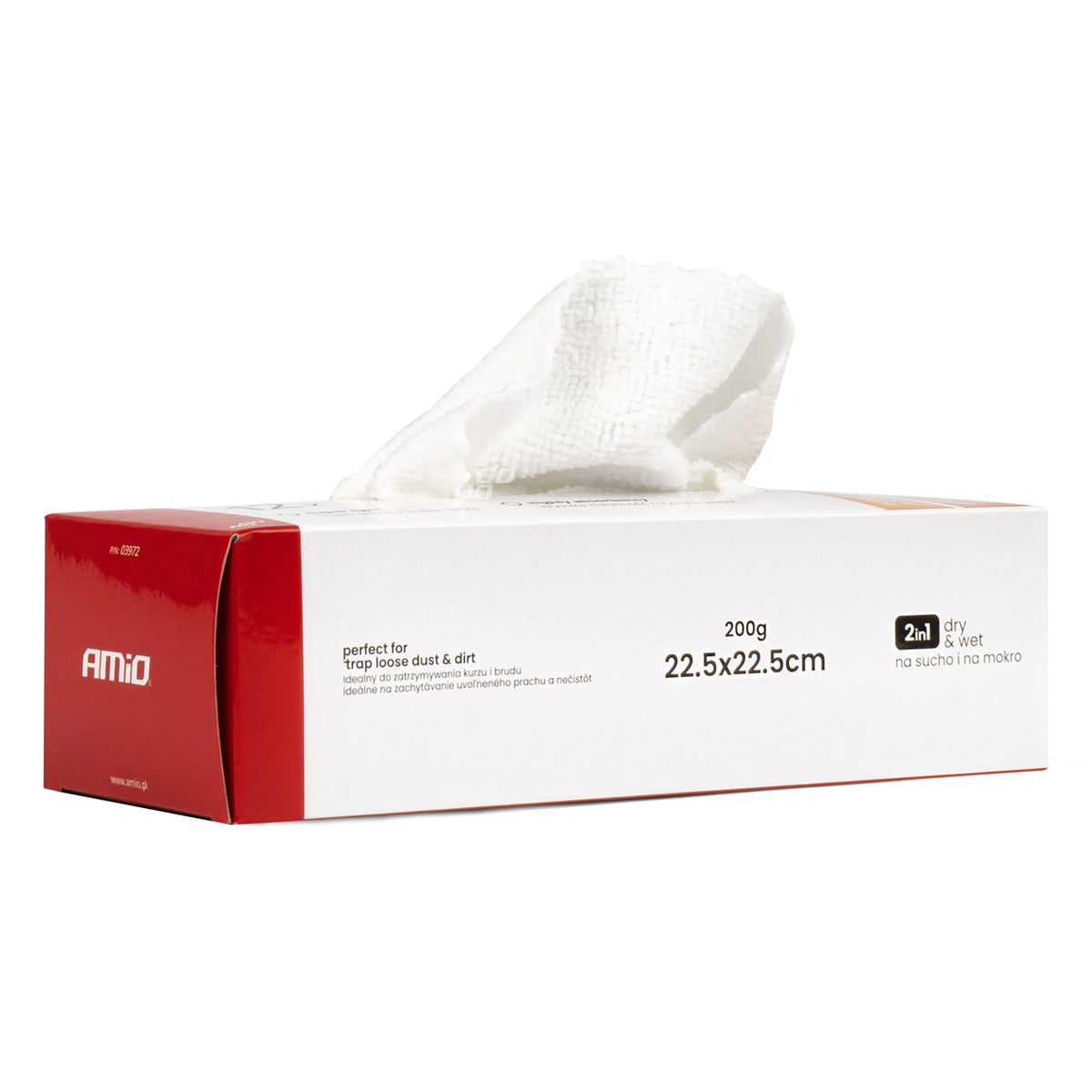 Mikrokuituliina setti 22.5x22.5cm 200g AMIO-03972