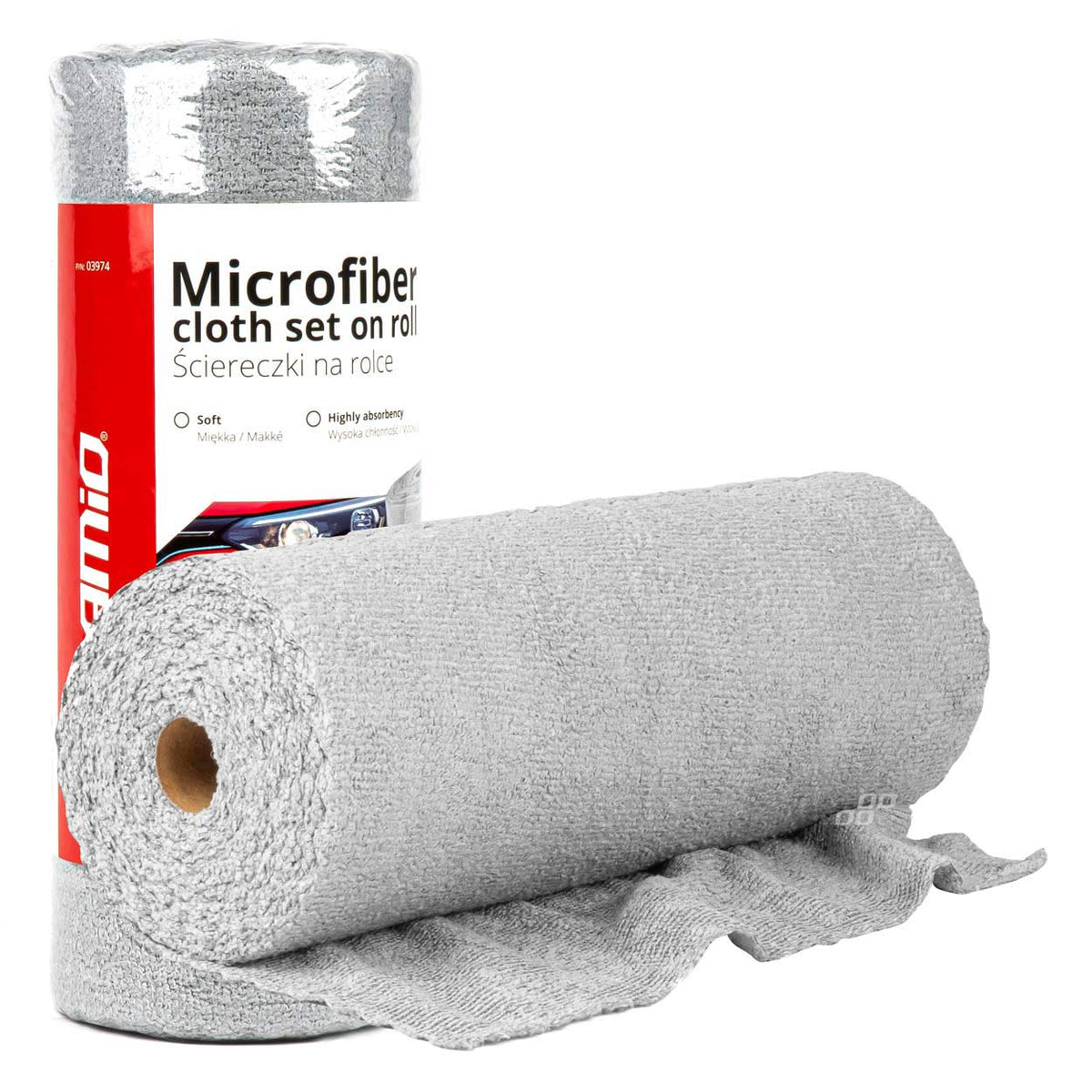Mikrokuituliina rullalla 30x30cm 120g AMIO-03974