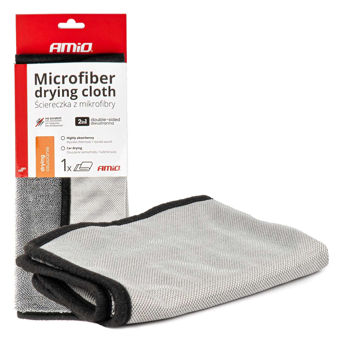 Mikrokuituinen kuivausliina 40x30cm 550g AMIO-03981