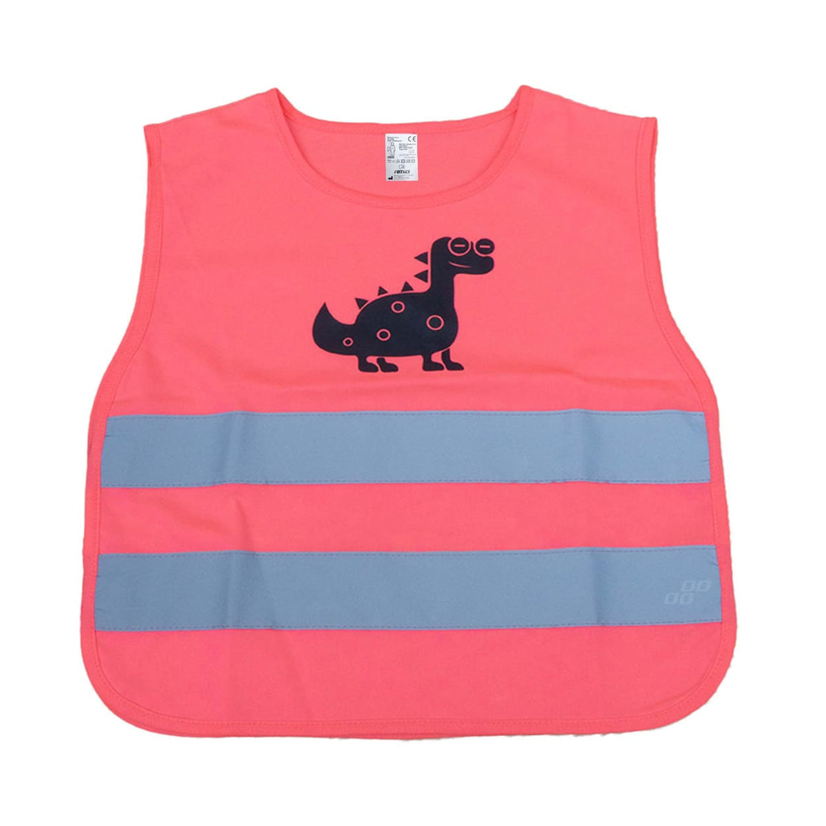 Lasten heijastinliivi pinkki DINOSAUR