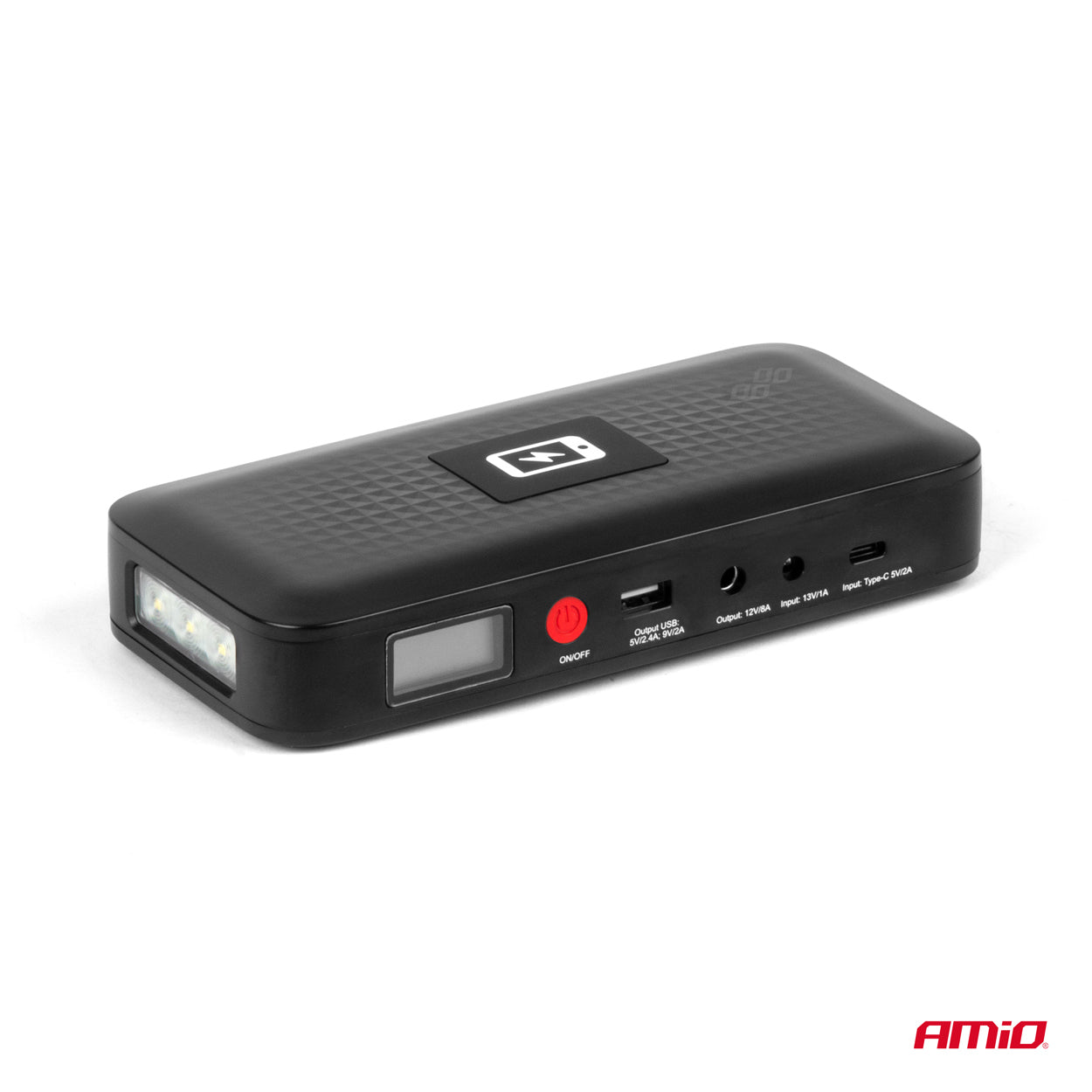 Starthilfe Power Pack 12V 12Ah 800A AMIO-04055