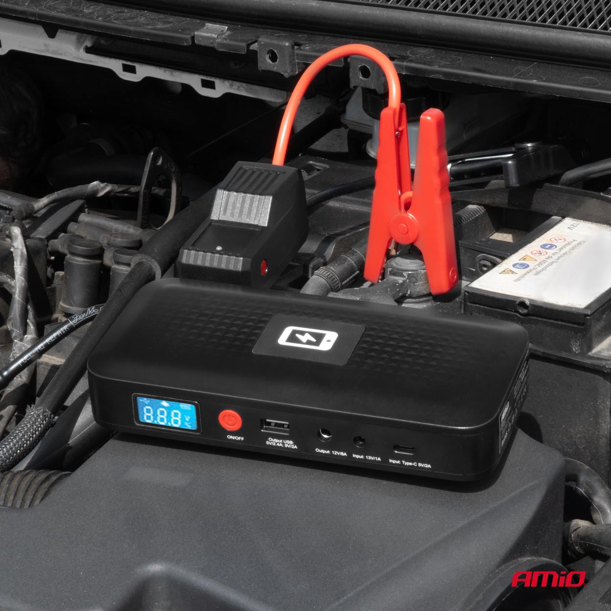 Starthilfe Power Pack 12V 12Ah 800A AMIO-04055