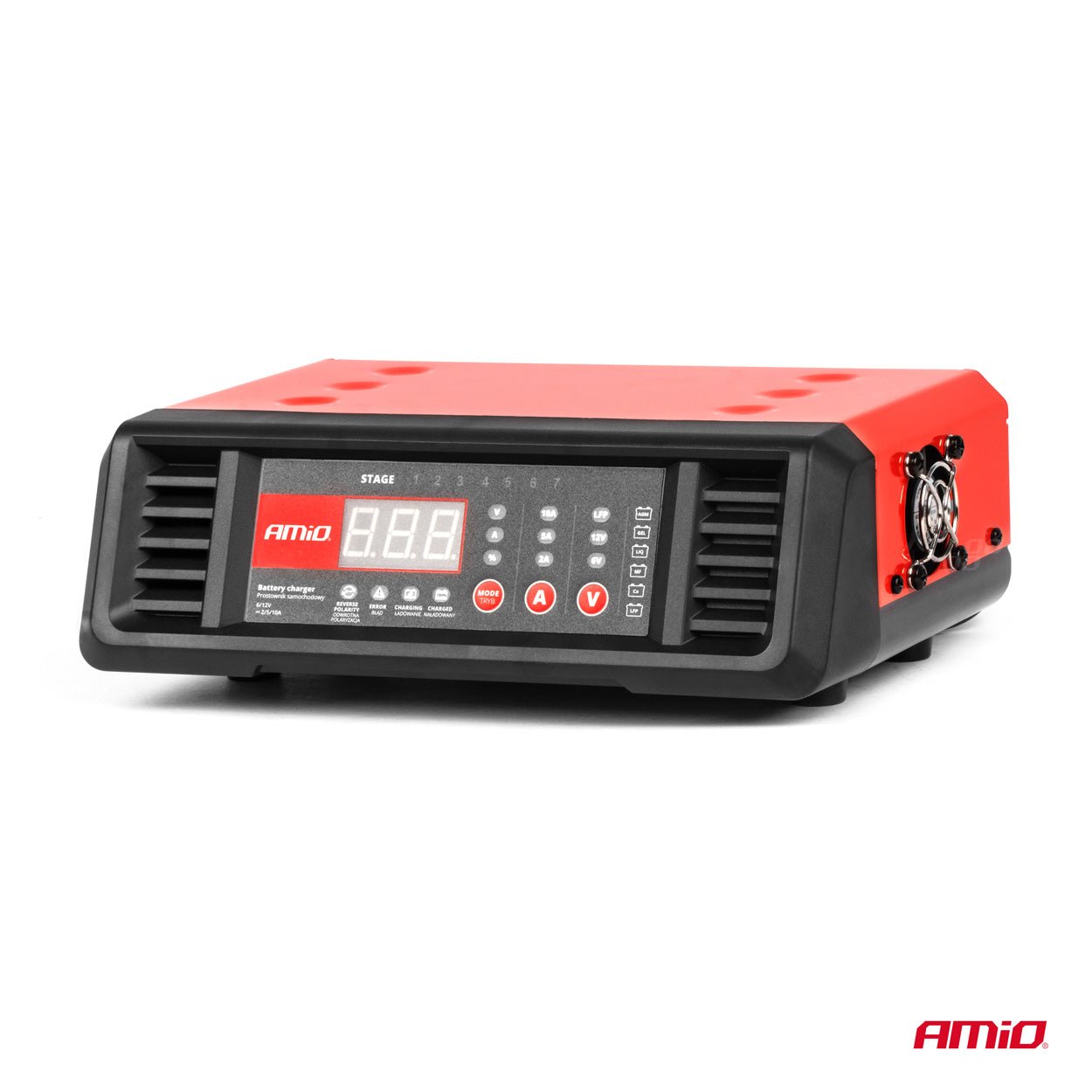 Akkulaturi 10A 6V 12V AMIO-04056
