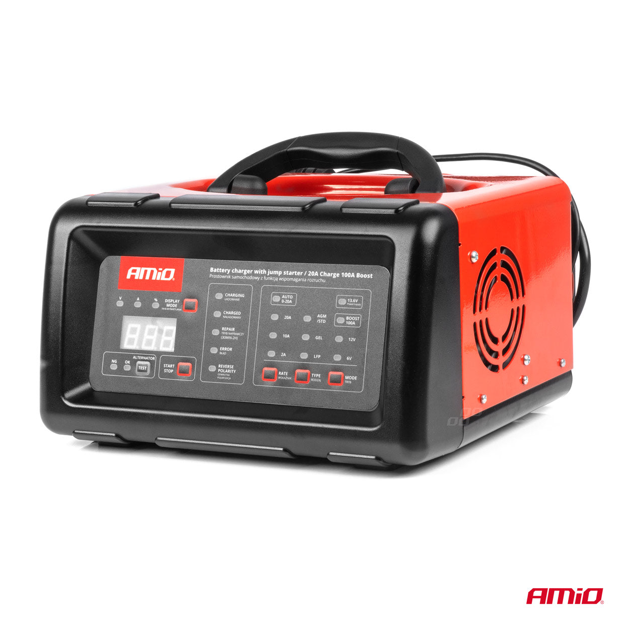 Akkulaturi 20A 6V 12V AMIO-04057